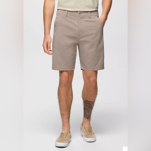 Prana Other - Prana Men’s Hybridizer Short 8” Khaki Size: 38 NWT